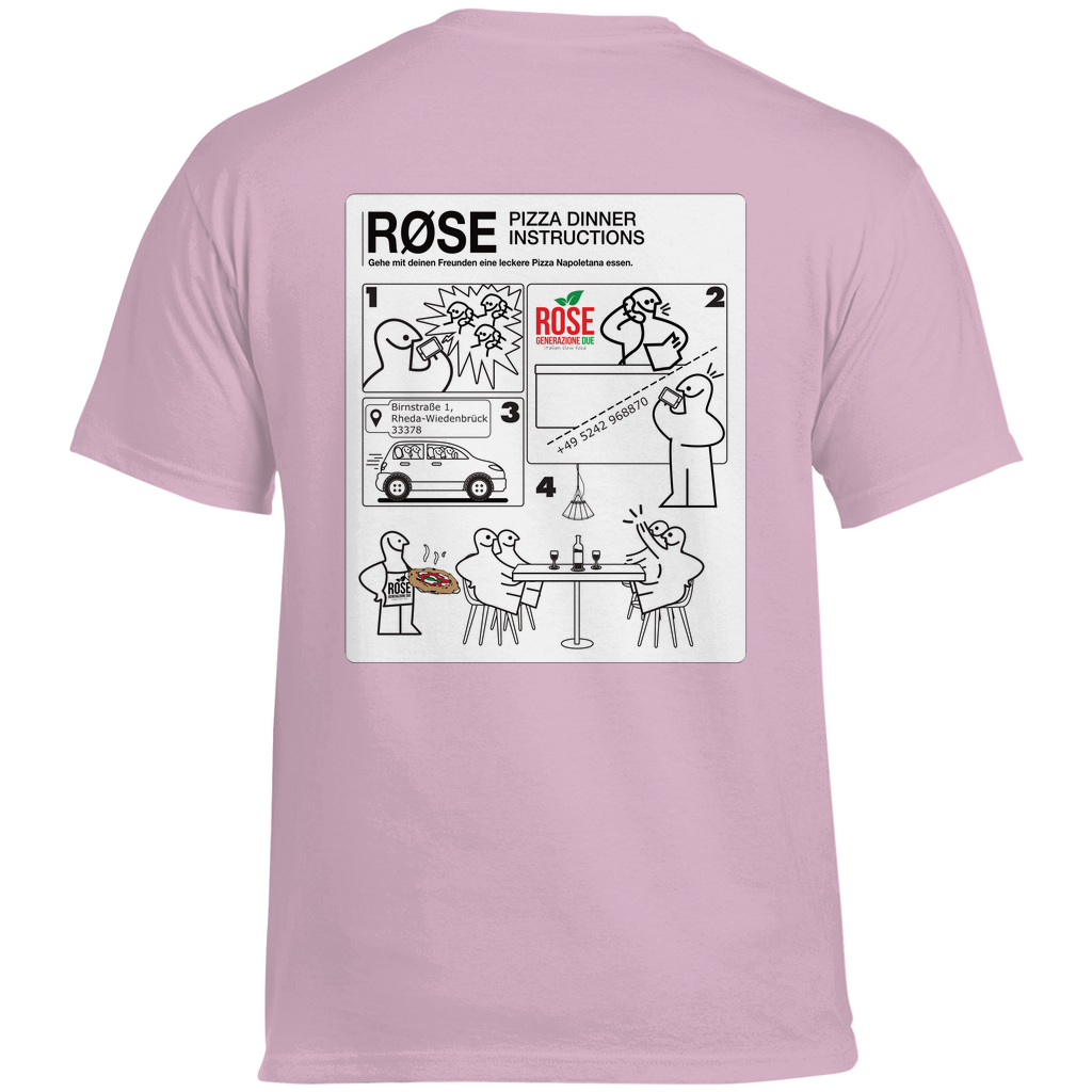 ROSE "Dinner Instructions" Heavy Cotton Shirt
