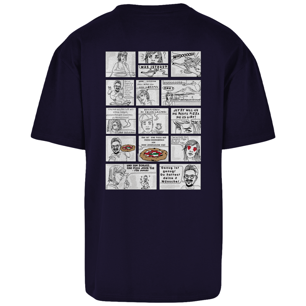 ROSE "Pizza Comic" Oversized Shirt