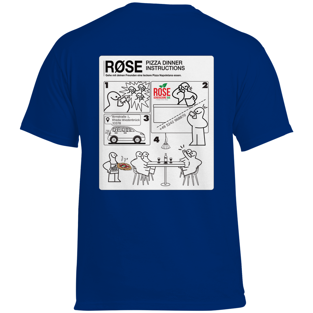 ROSE "Dinner Instructions" Heavy Cotton Shirt