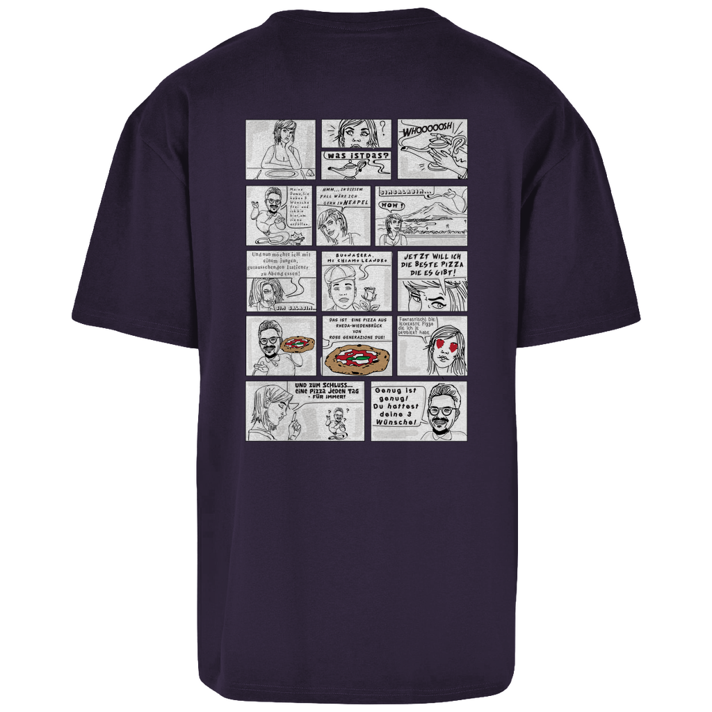 ROSE "Pizza Comic" Oversized Shirt