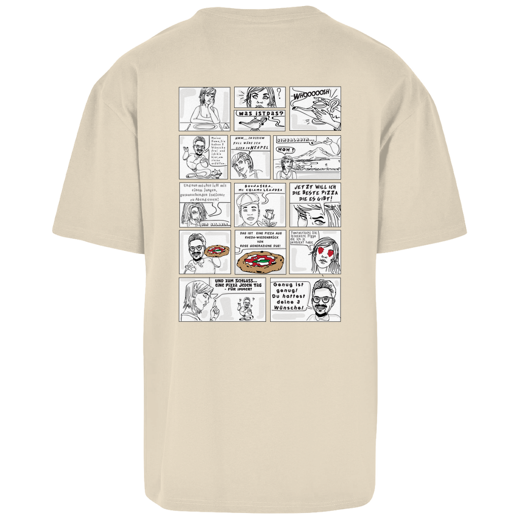 ROSE "Pizza Comic" Oversized Shirt