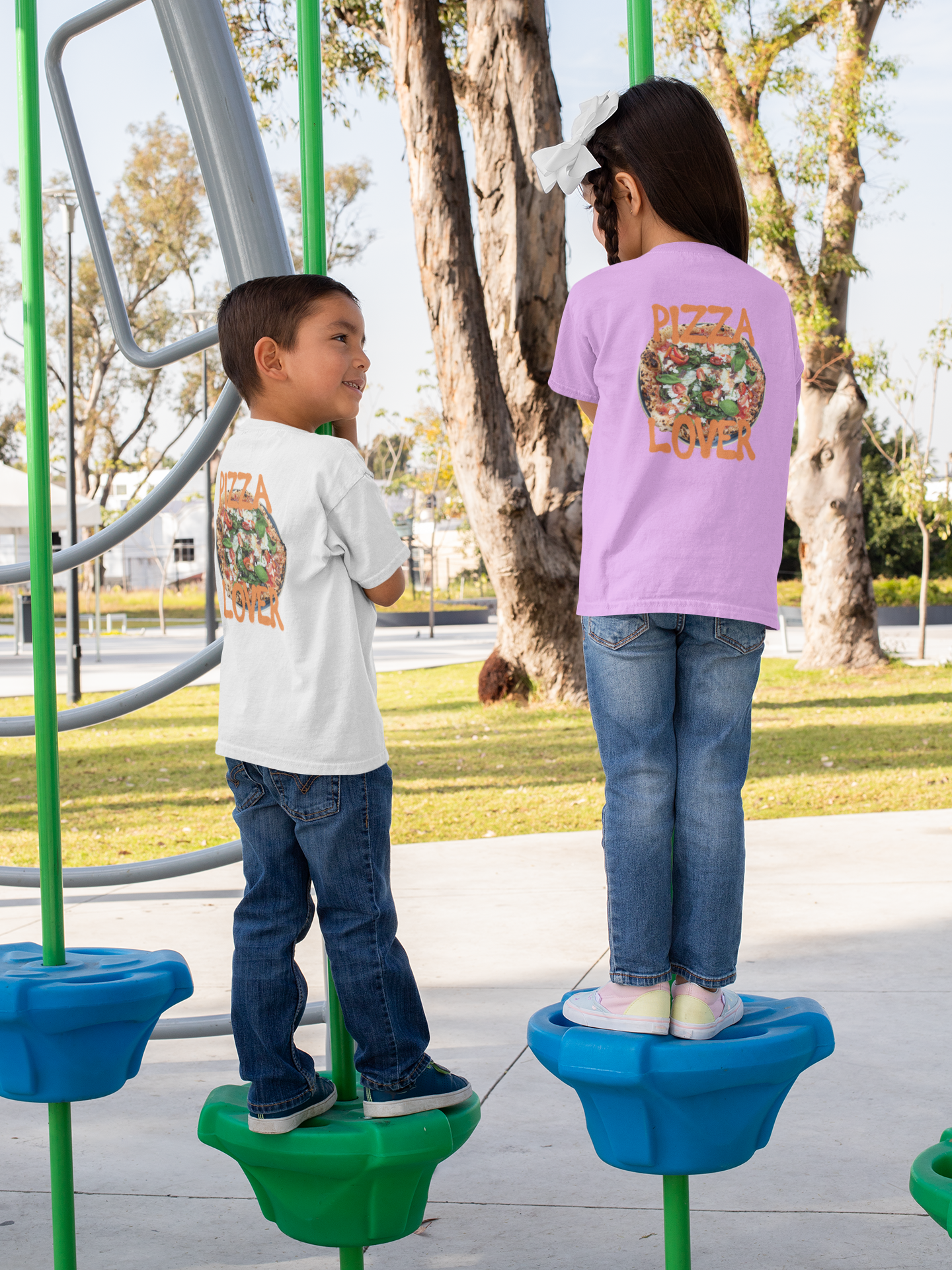 ROSE "Pizza Lover" Premium Organic Shirt Kids
