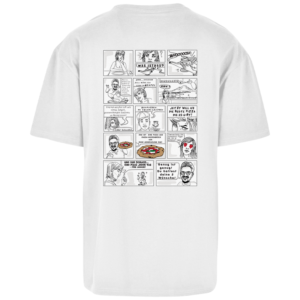 ROSE "Pizza Comic" Oversized Shirt