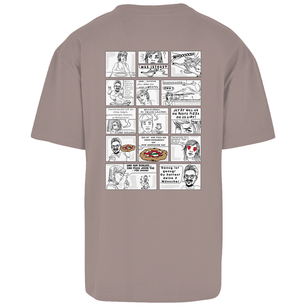 ROSE "Pizza Comic" Oversized Shirt