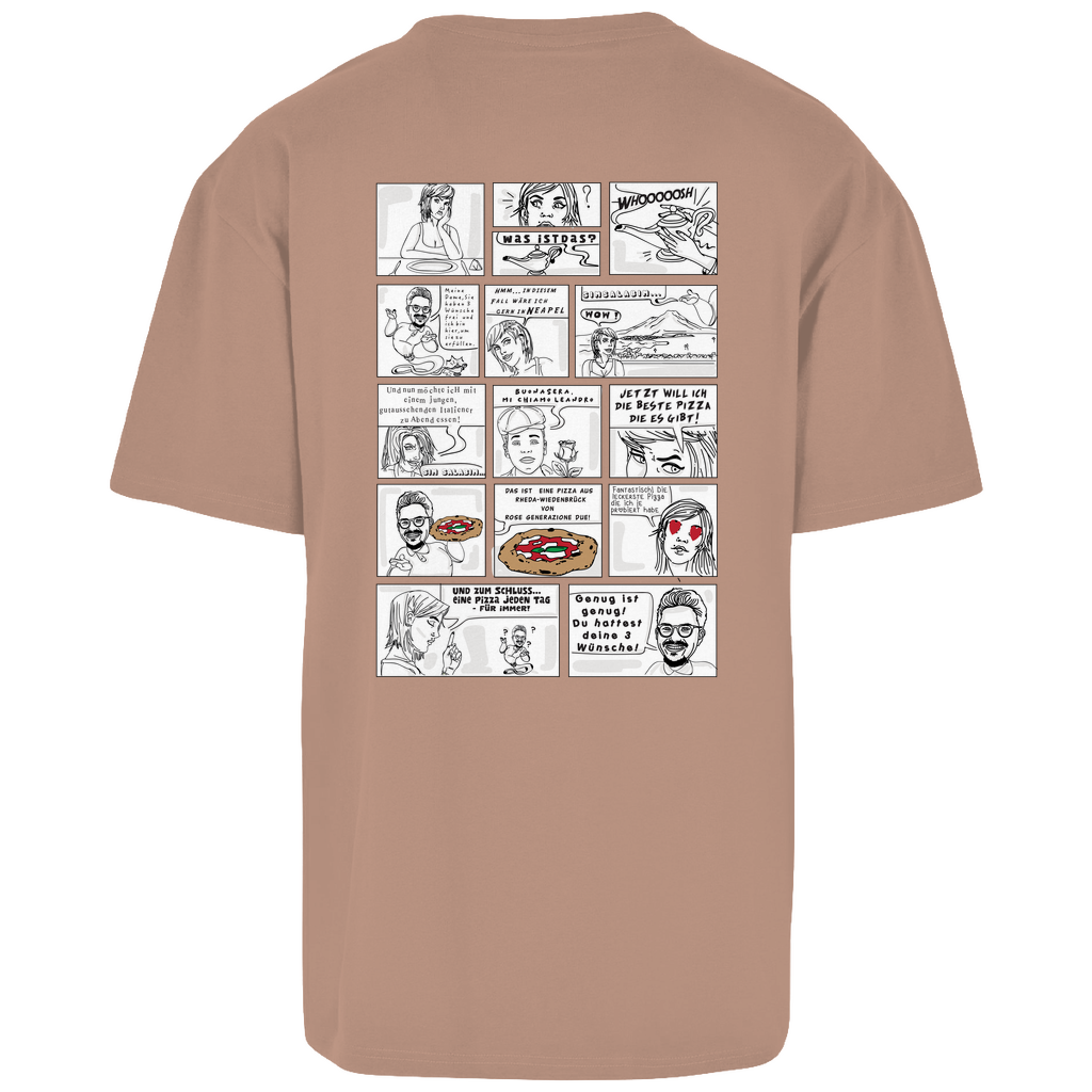 ROSE "Pizza Comic" Oversized Shirt