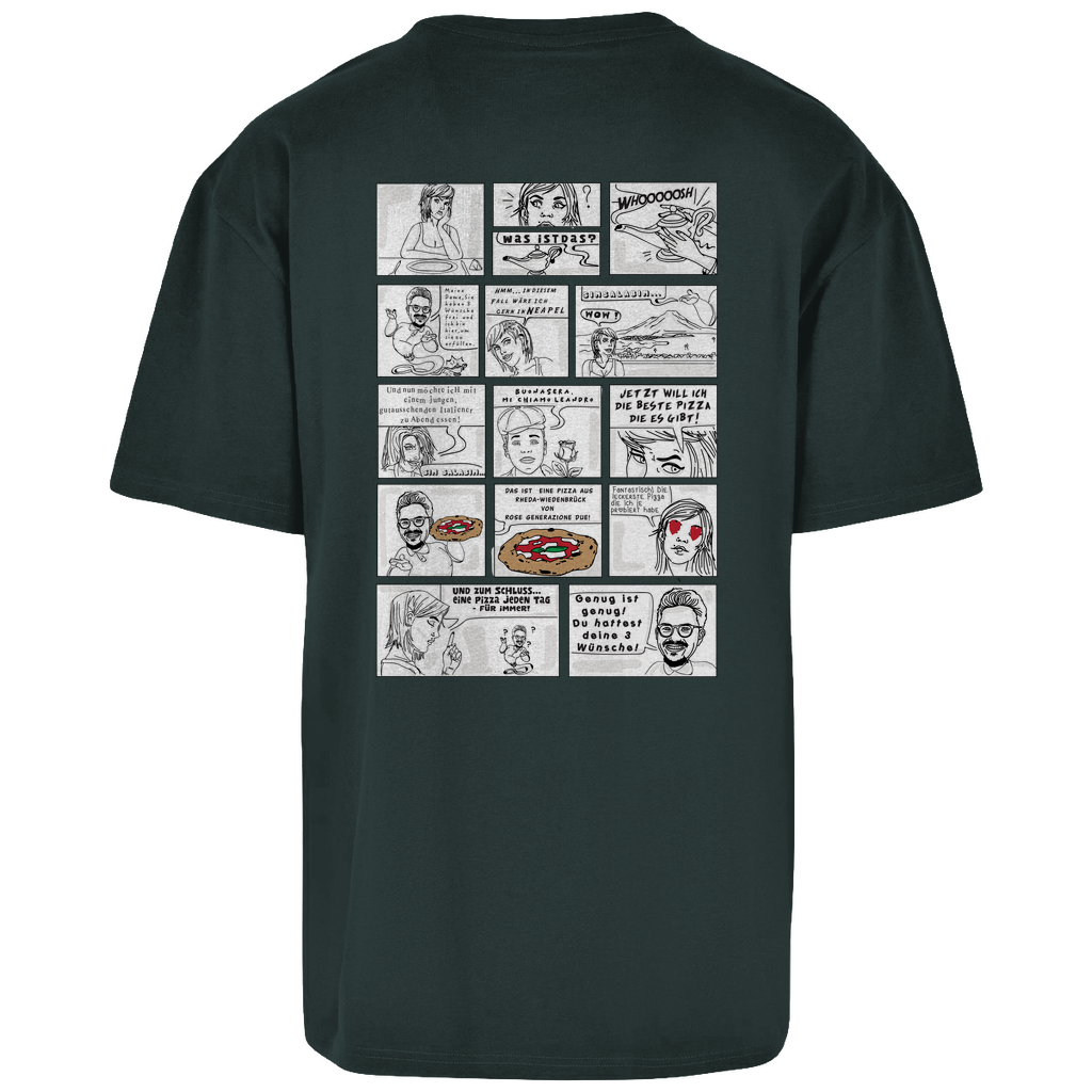 ROSE "Pizza Comic" Oversized Shirt