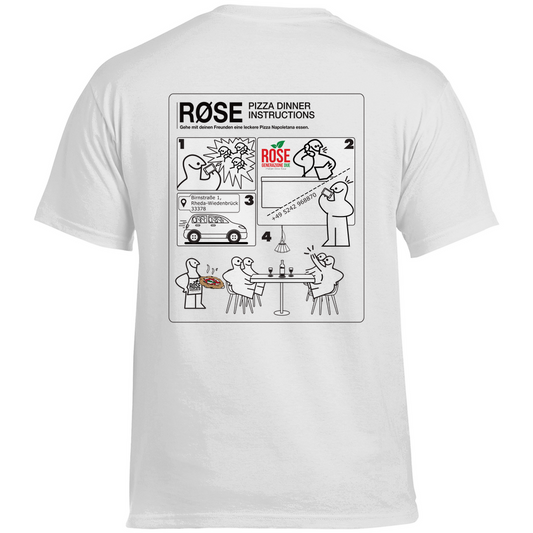 ROSE "Dinner Instructions" Heavy Cotton Shirt