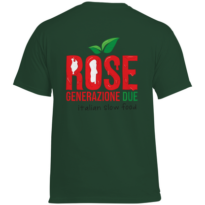 ROSE "Tomato Drip" Heavy Cotton Shirt