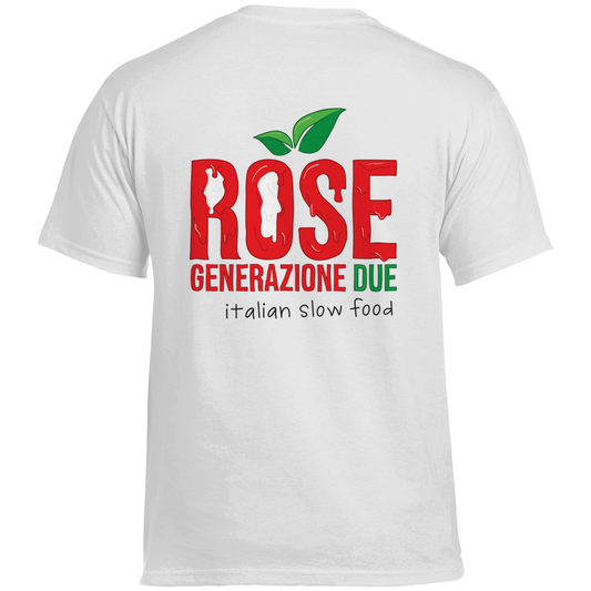 ROSE "Tomato Drip" Heavy Cotton Shirt