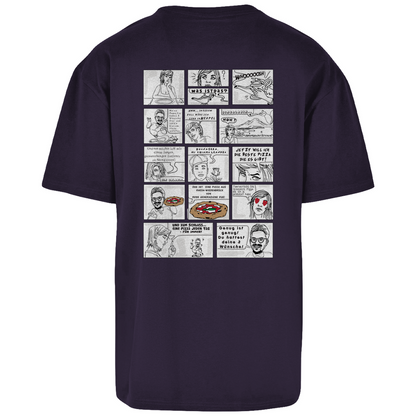 ROSE "Pizza Comic" Oversized Shirt