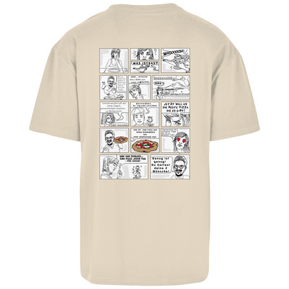 ROSE "Pizza Comic" Oversized Shirt