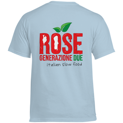 ROSE "Tomato Drip" Heavy Cotton Shirt