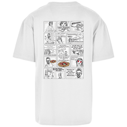 ROSE "Pizza Comic" Oversized Shirt