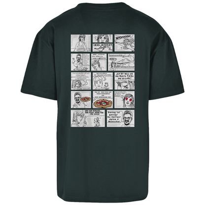 ROSE "Pizza Comic" Oversized Shirt